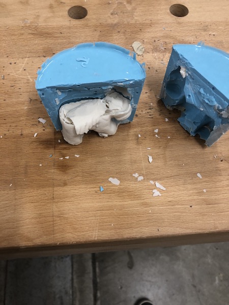 Mold open with dog